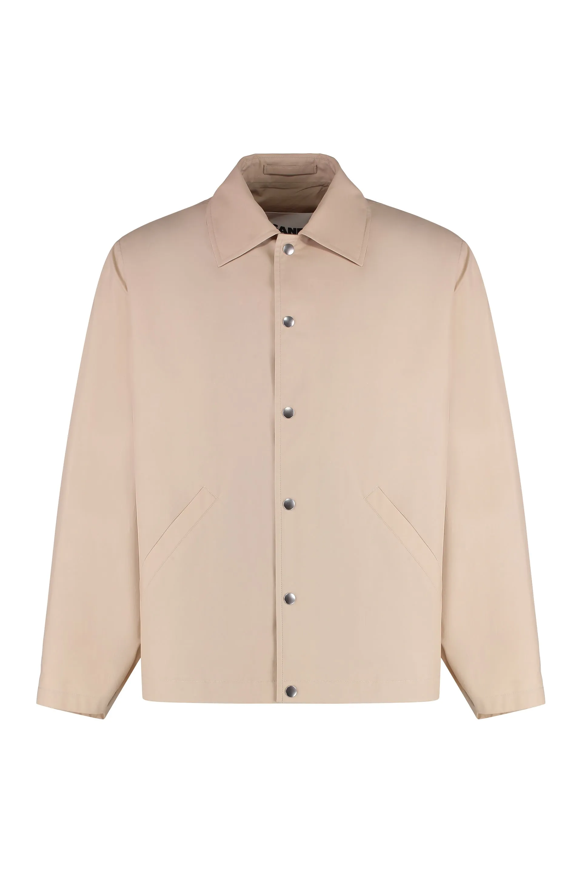Button-front cotton jacket