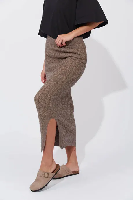Cadiz Knit Skirt - Marle