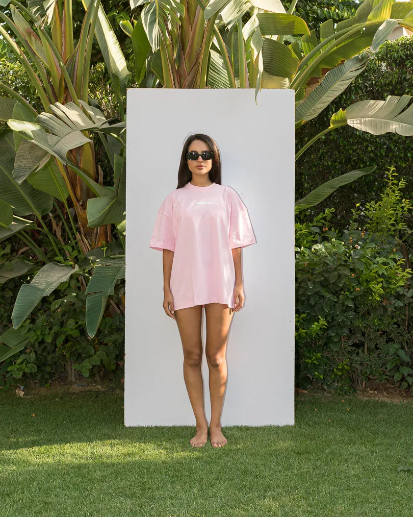 Candy Pink Oversized tshirt