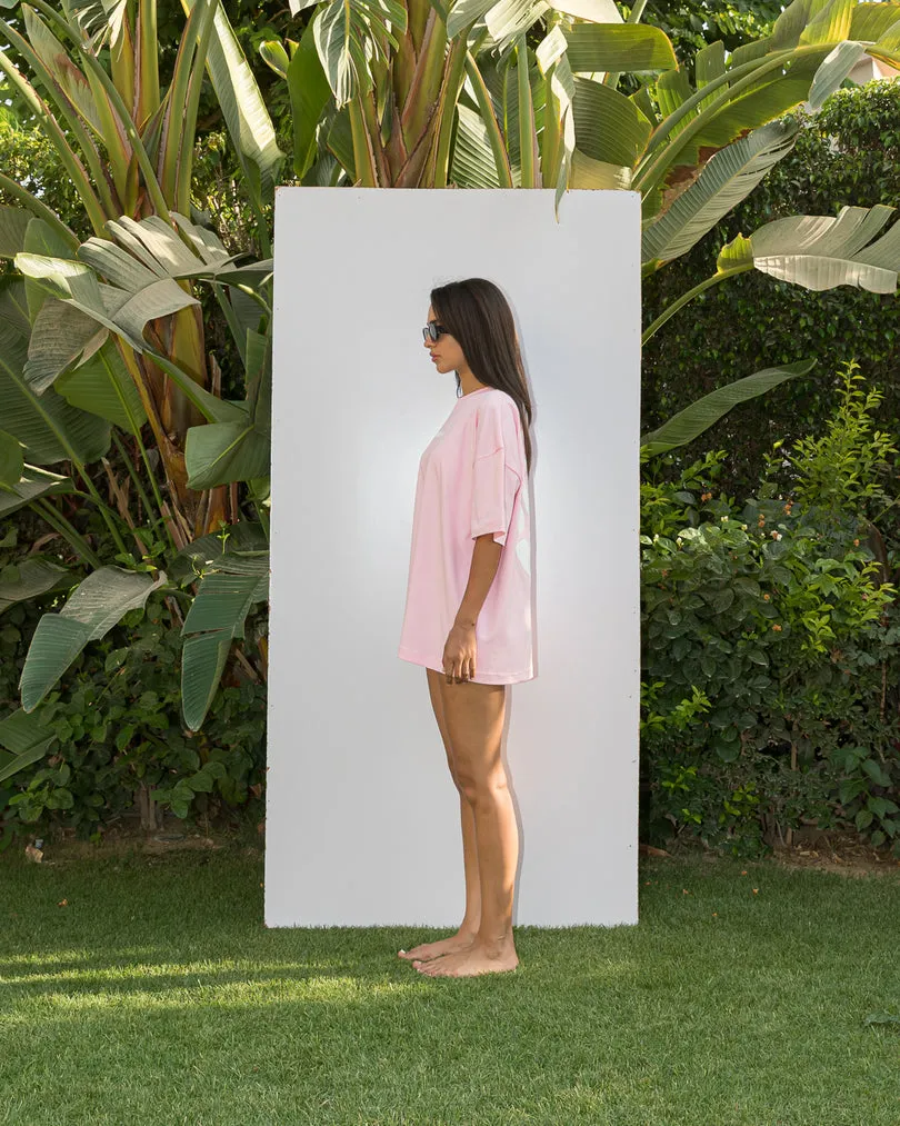 Candy Pink Oversized tshirt