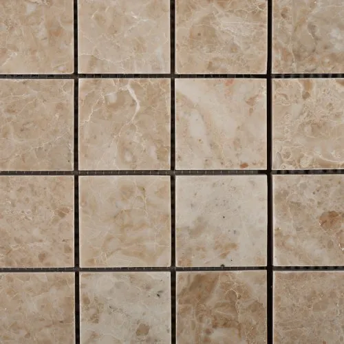 Cappuccino 2X2 Marble Polished Mosaic Tile