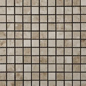 Cappuccino Marble 5/8 X 5/8 Polished Mosaic Tile Mesh - Lot of 50 sq. ft.