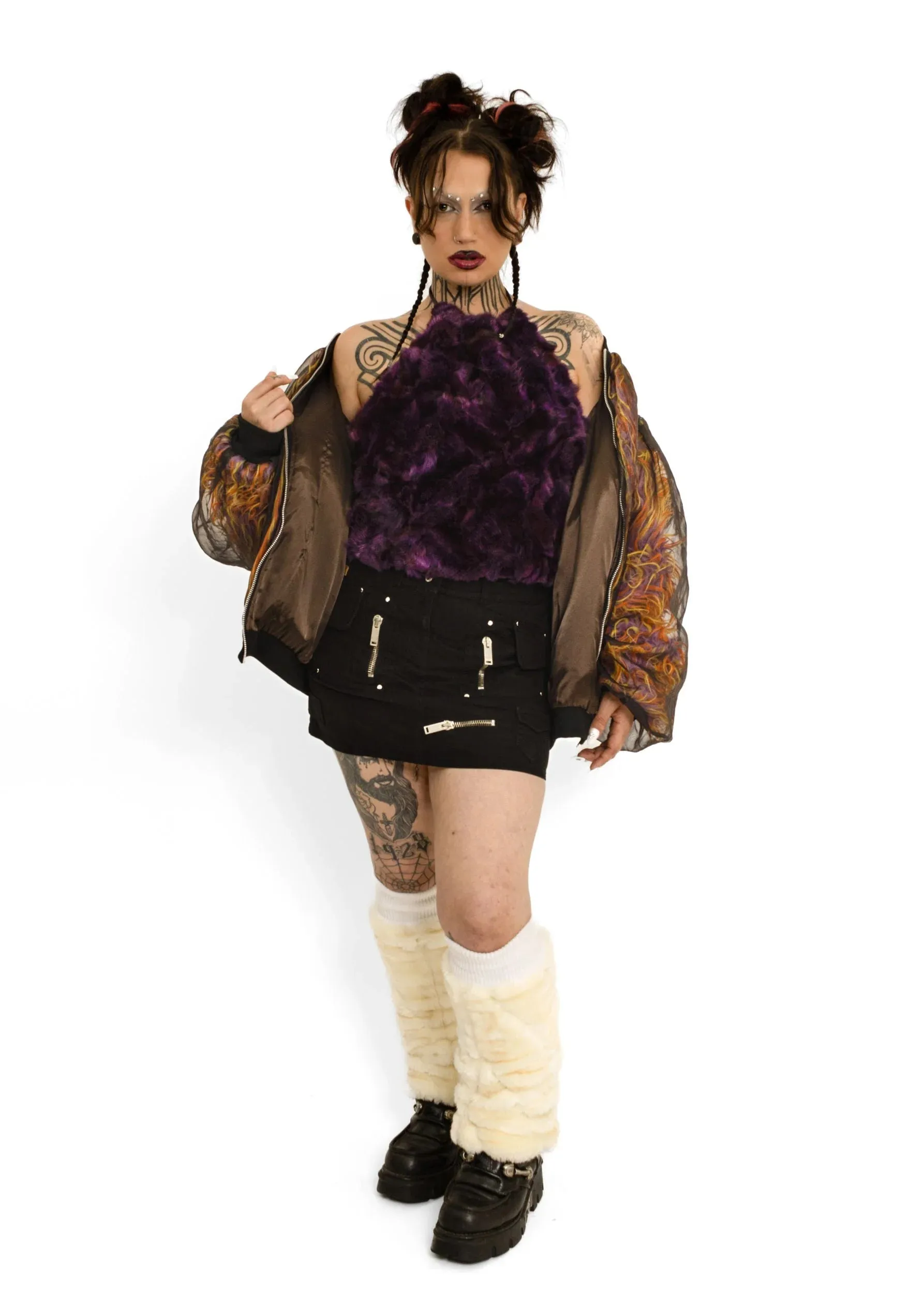 Cargo mini skirt