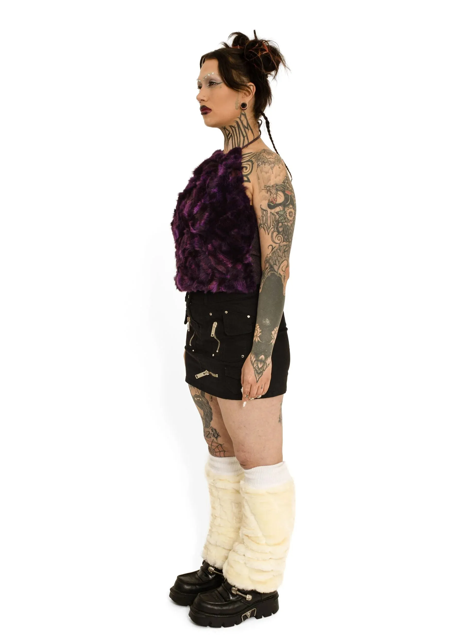 Cargo mini skirt