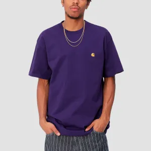 Carhartt WIP Chase T-Shirt Tyrian/Gold