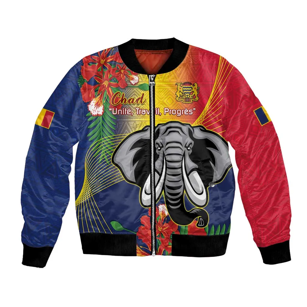 Chad Independence Day Bomber Jacket Happy 64 Years Of Independence LT14