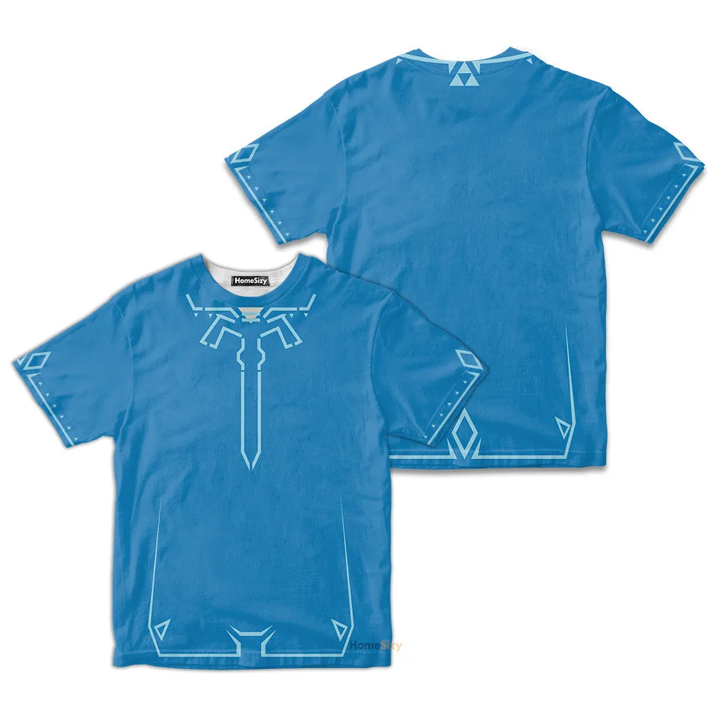 Champion's Tunic - Breath of the Wild - Cosplay Costume Kid T-Shirt QT309486