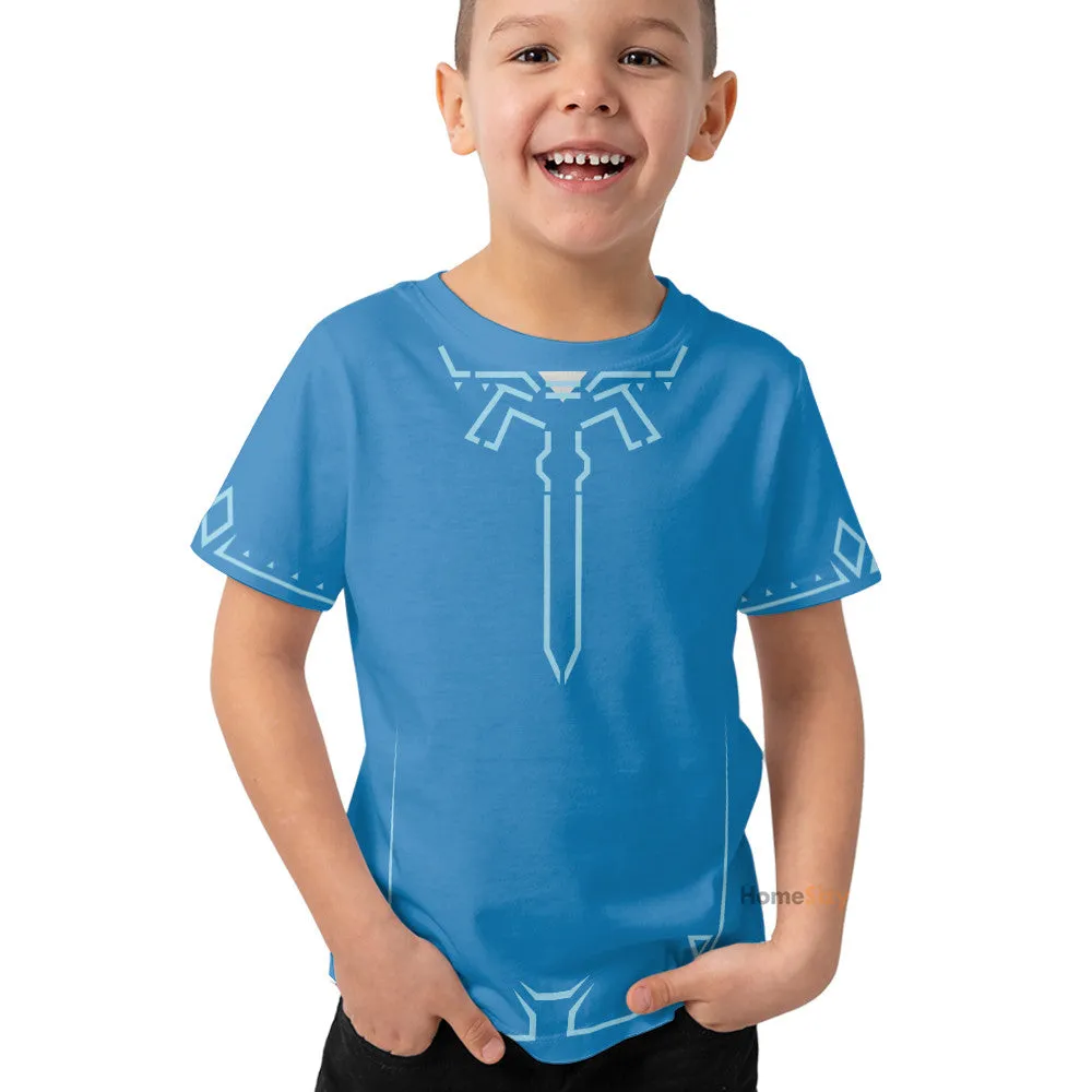 Champion's Tunic - Breath of the Wild - Cosplay Costume Kid T-Shirt QT309486