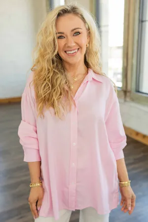 CHARLEIGH LONG SLEEVE BUTTON UP TOP