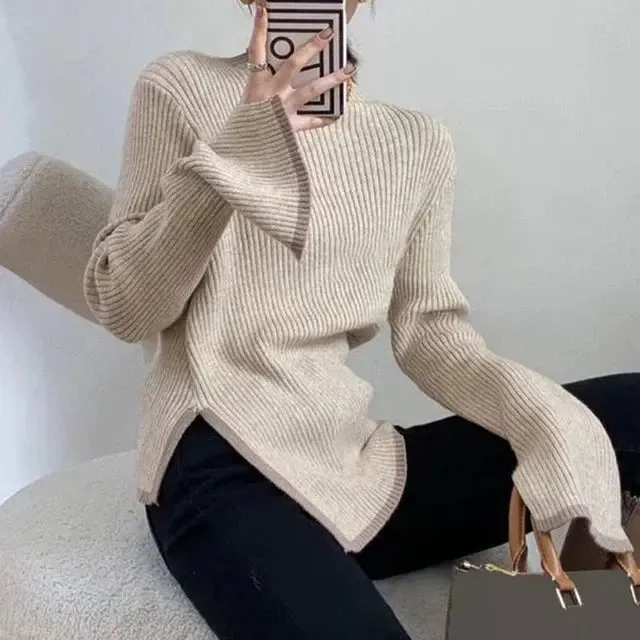 Charlotte - Elegant Turtleneck Sweater for Women