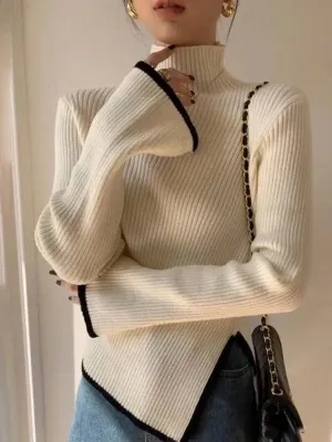 Charlotte - Elegant Turtleneck Sweater for Women