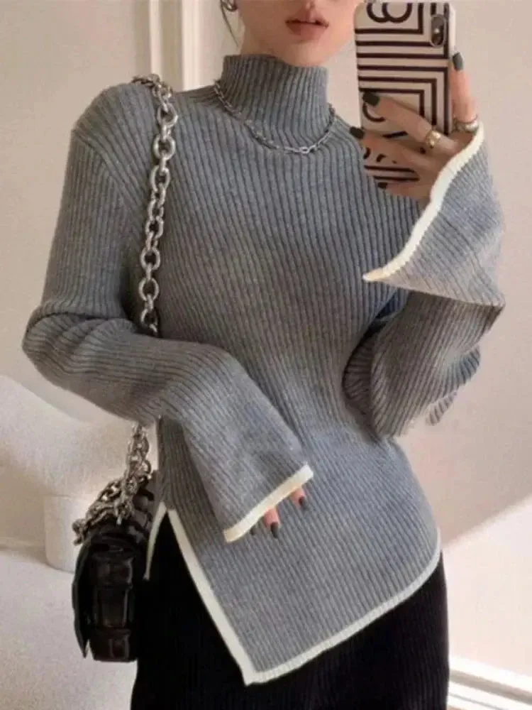 Charlotte - Elegant Turtleneck Sweater for Women