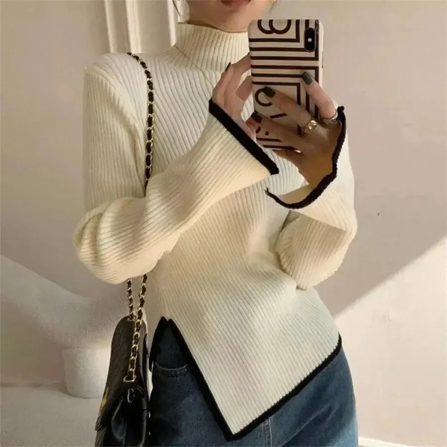 Charlotte - Elegant Turtleneck Sweater for Women