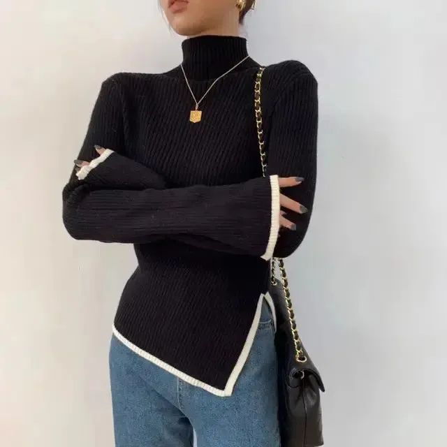 Charlotte - Elegant Turtleneck Sweater for Women