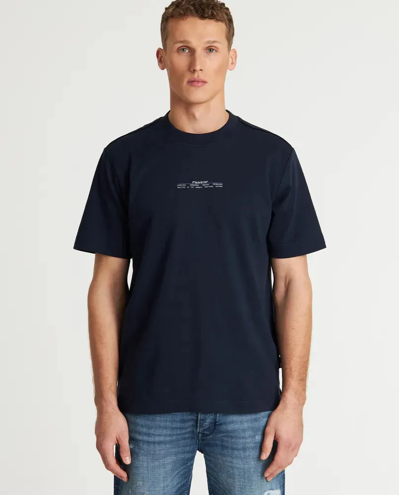 CHASIN | Ember Loose fit T-Shirt | E60 NAVY