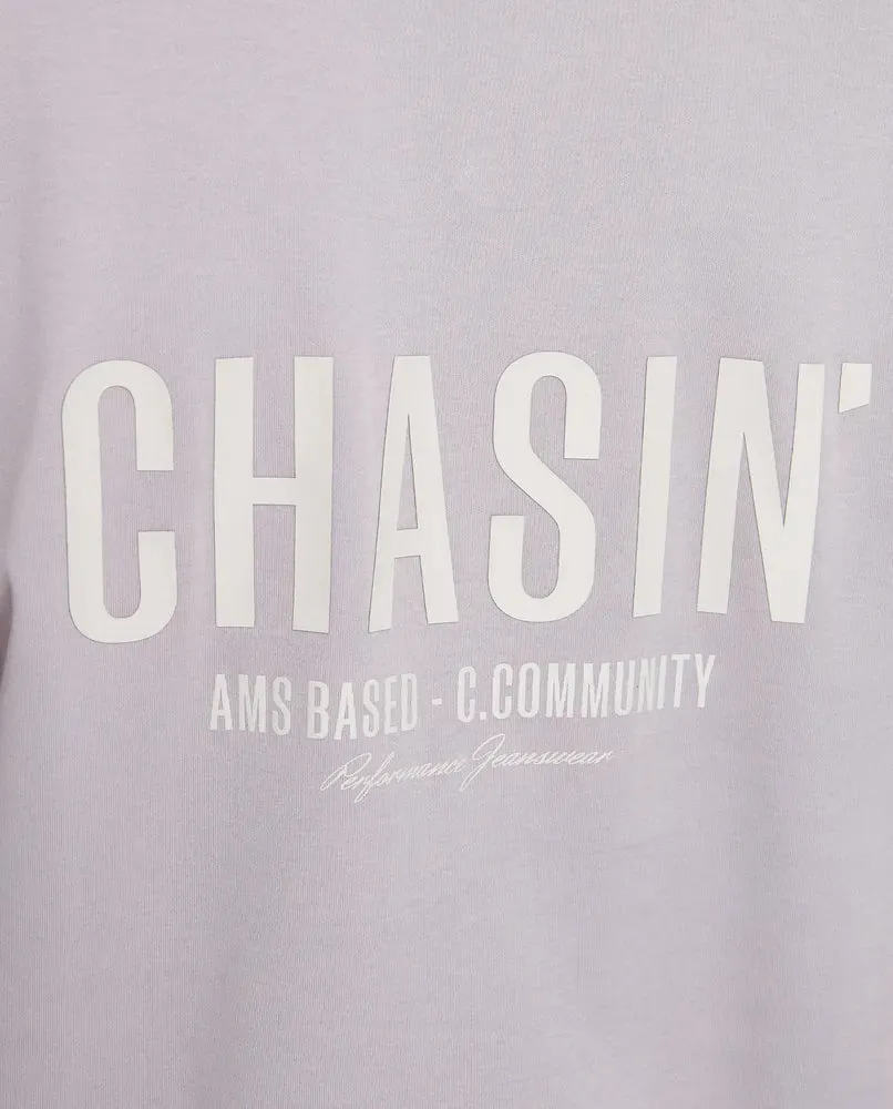 CHASIN | Mayor Loose fit T-Shirt | E65 PURPLE