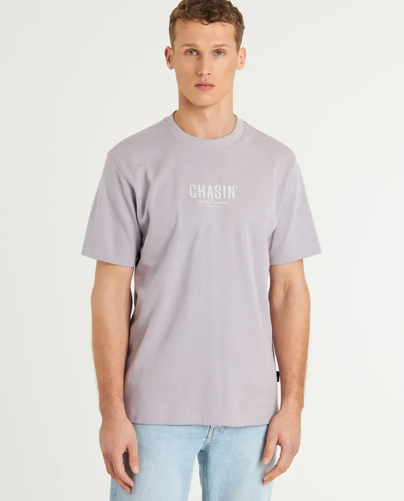 CHASIN | Mayor Loose fit T-Shirt | E65 PURPLE
