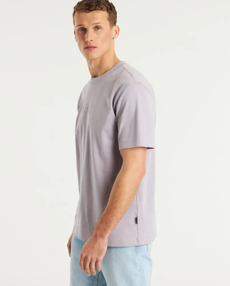 CHASIN | Mayor Loose fit T-Shirt | E65 PURPLE