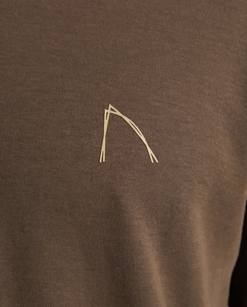 CHASIN | Reco Loose fit T-Shirt | E73 DARK.BROWN