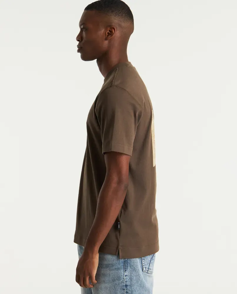 CHASIN | Reco Loose fit T-Shirt | E73 DARK.BROWN