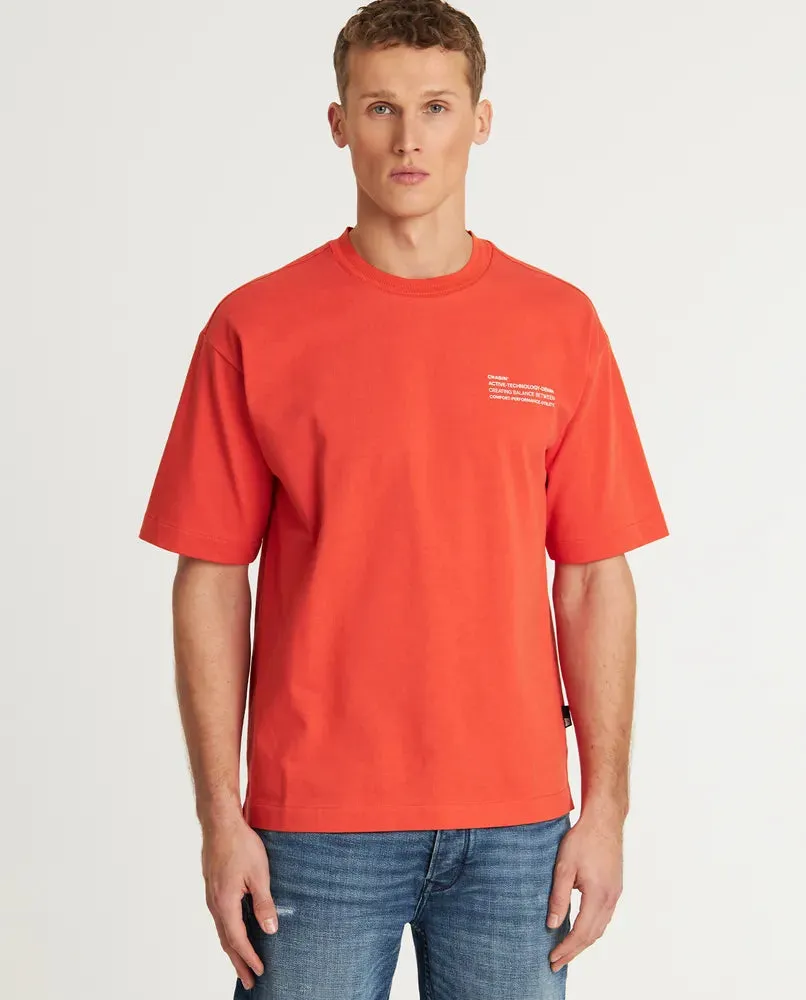 CHASIN | Stream Loose fit T-Shirt | E40 RED