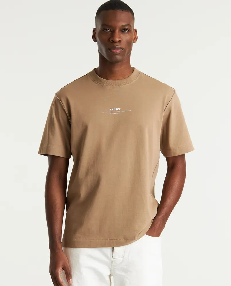 CHASIN | Xeron Loose fit T-Shirt | E20 BEIGE