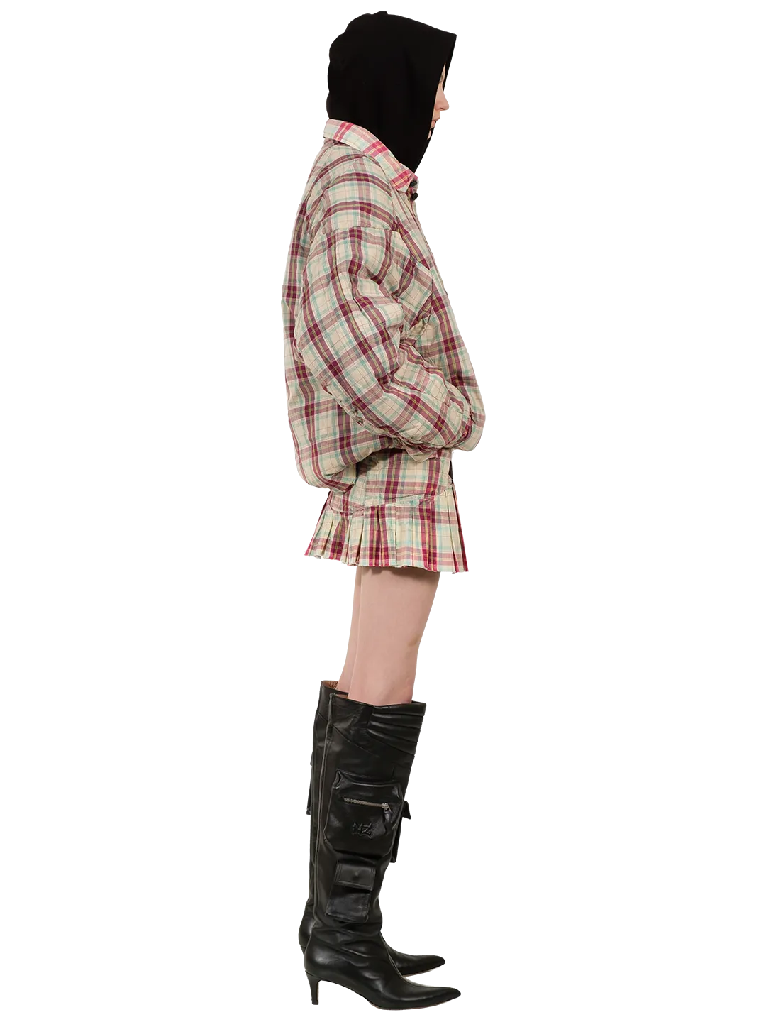 Checkered Muscle Overshirt
