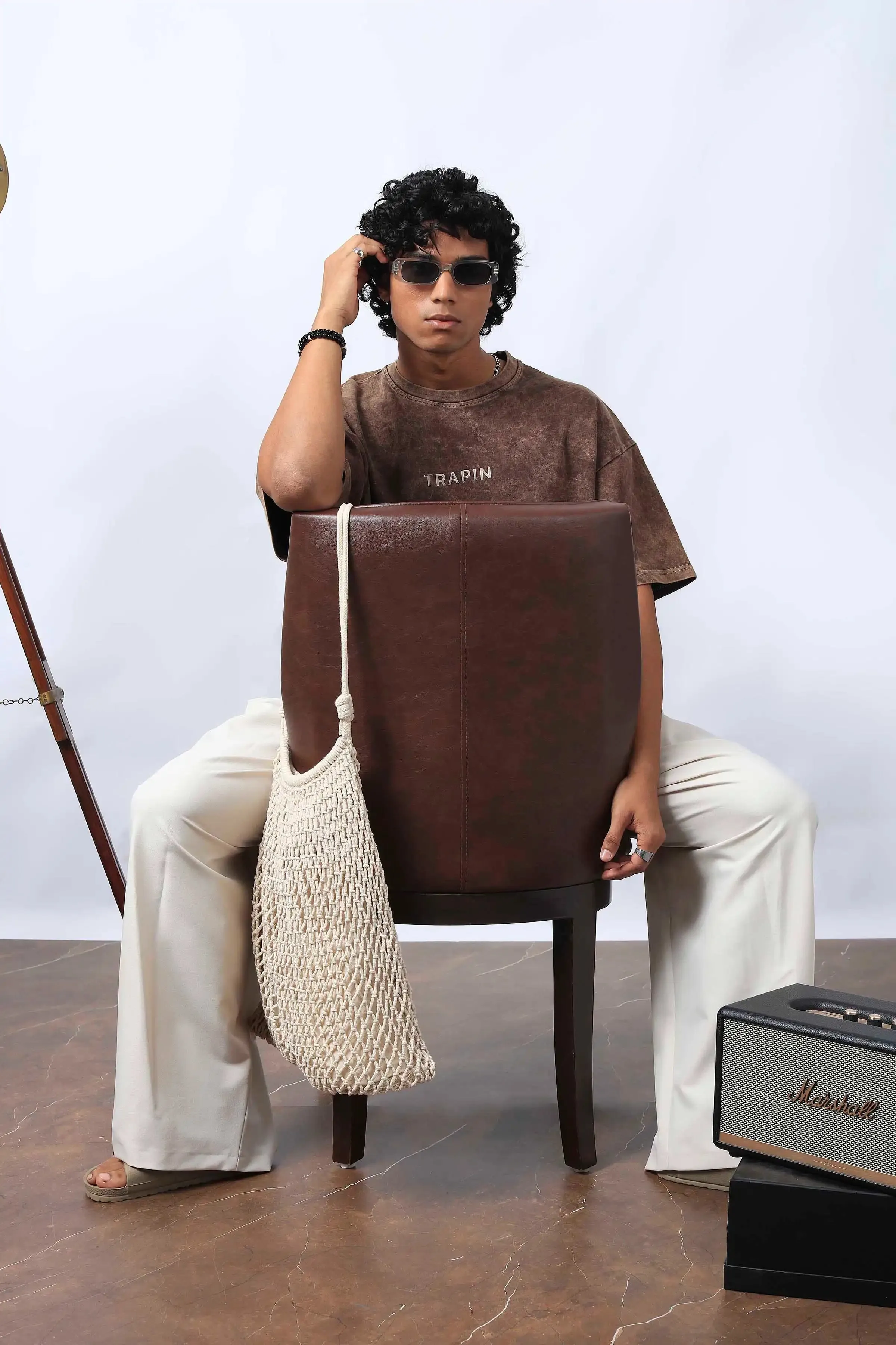 Chestnut Brown Boxy T-Shirt