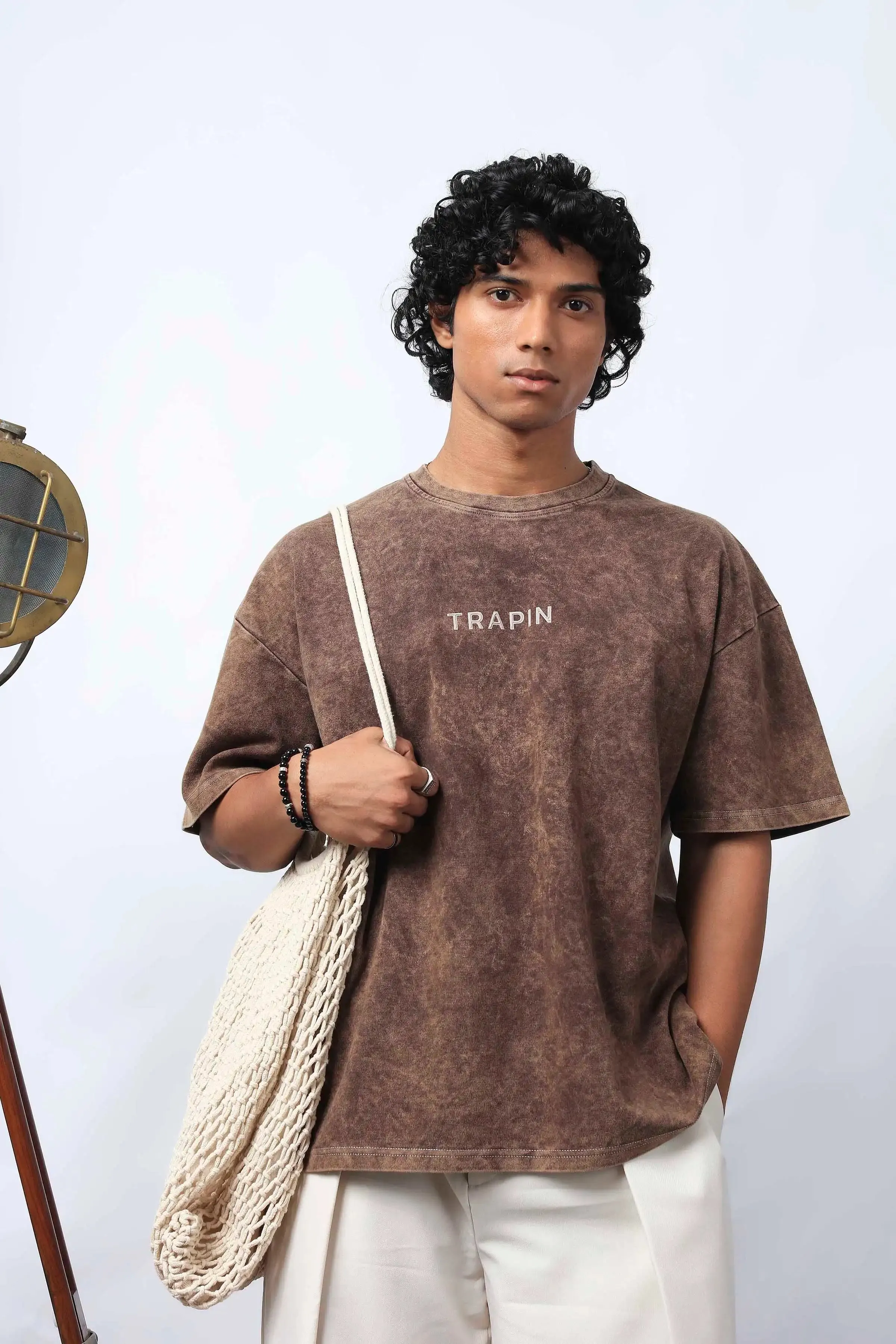 Chestnut Brown Boxy T-Shirt