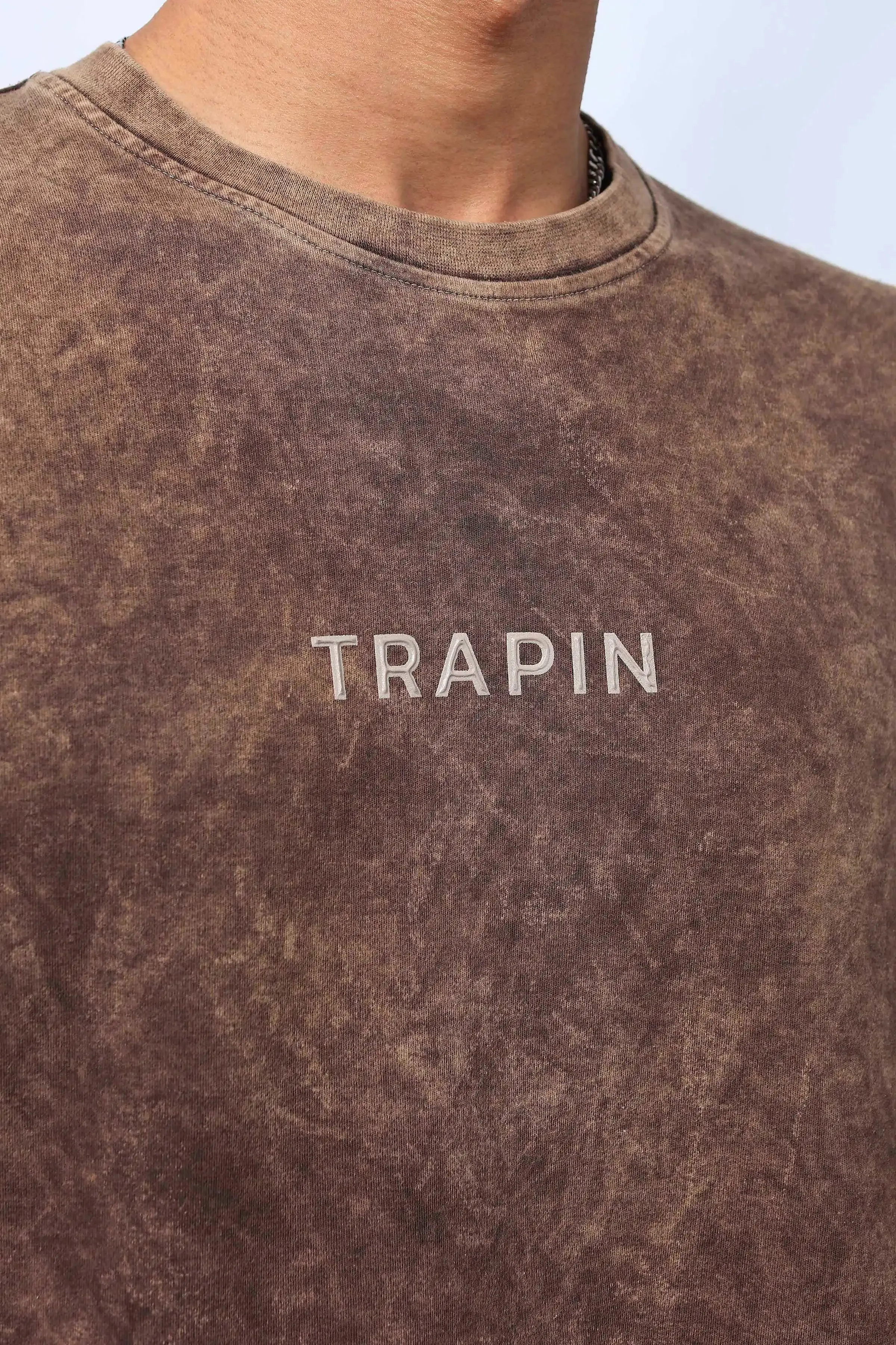 Chestnut Brown Boxy T-Shirt