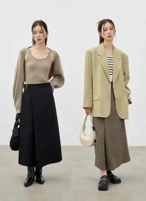 Chic Wrap-Style Skirt