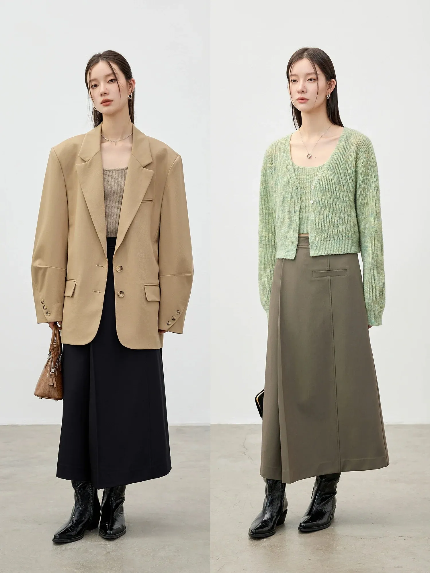 Chic Wrap-Style Skirt