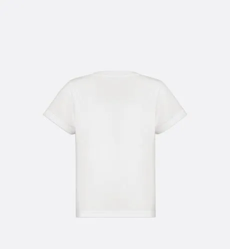 'Christian Dior Atelier' T-Shirt • White Cotton Jersey