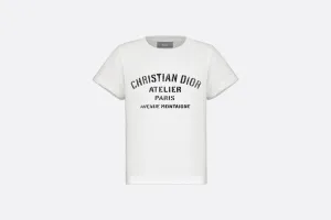 'Christian Dior Atelier' T-Shirt • White Cotton Jersey