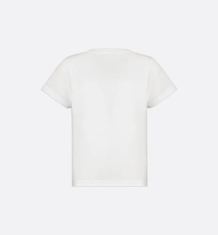 'Christian Dior Atelier' T-Shirt • White Cotton Jersey