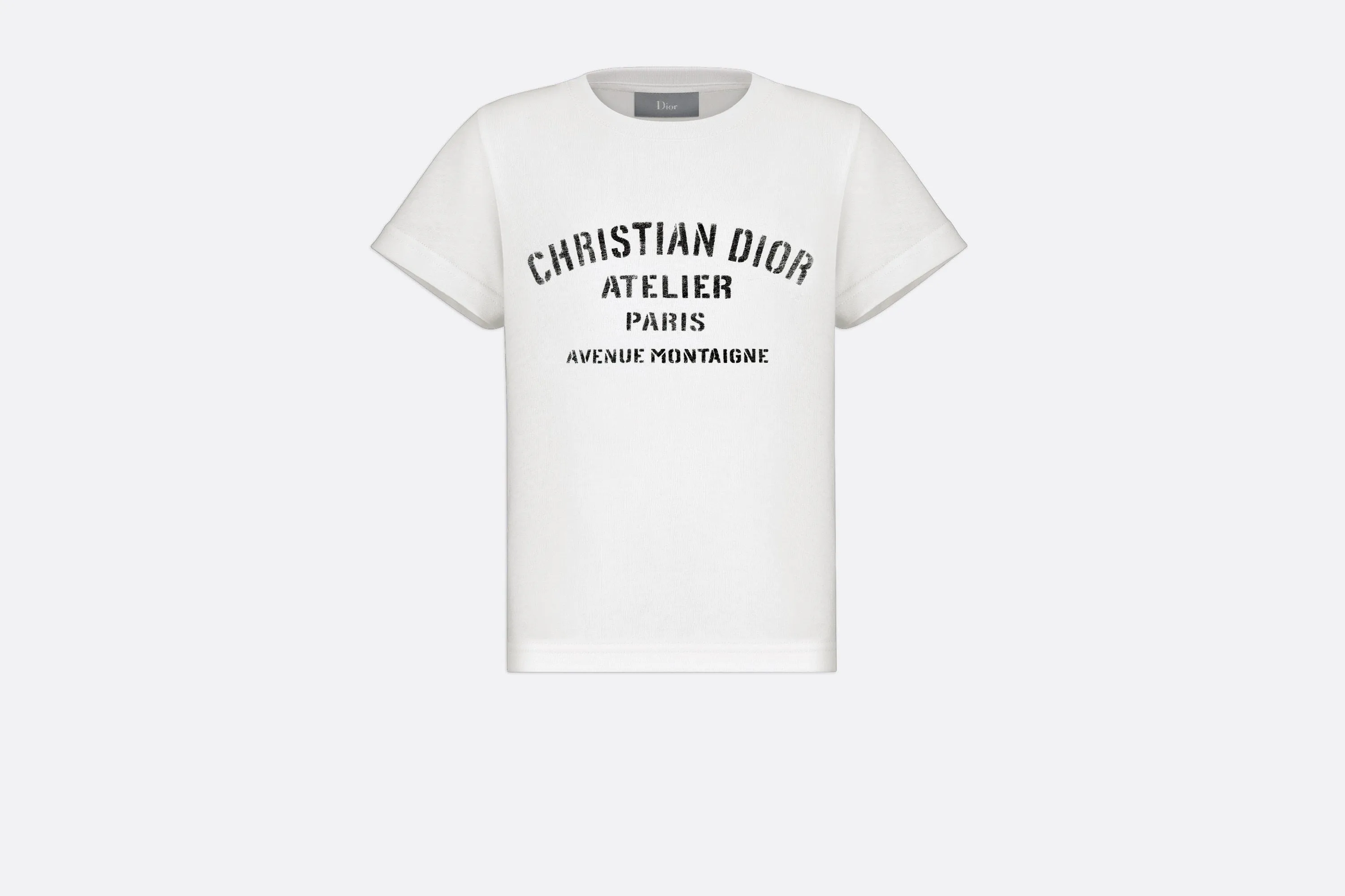 'Christian Dior Atelier' T-Shirt • White Cotton Jersey