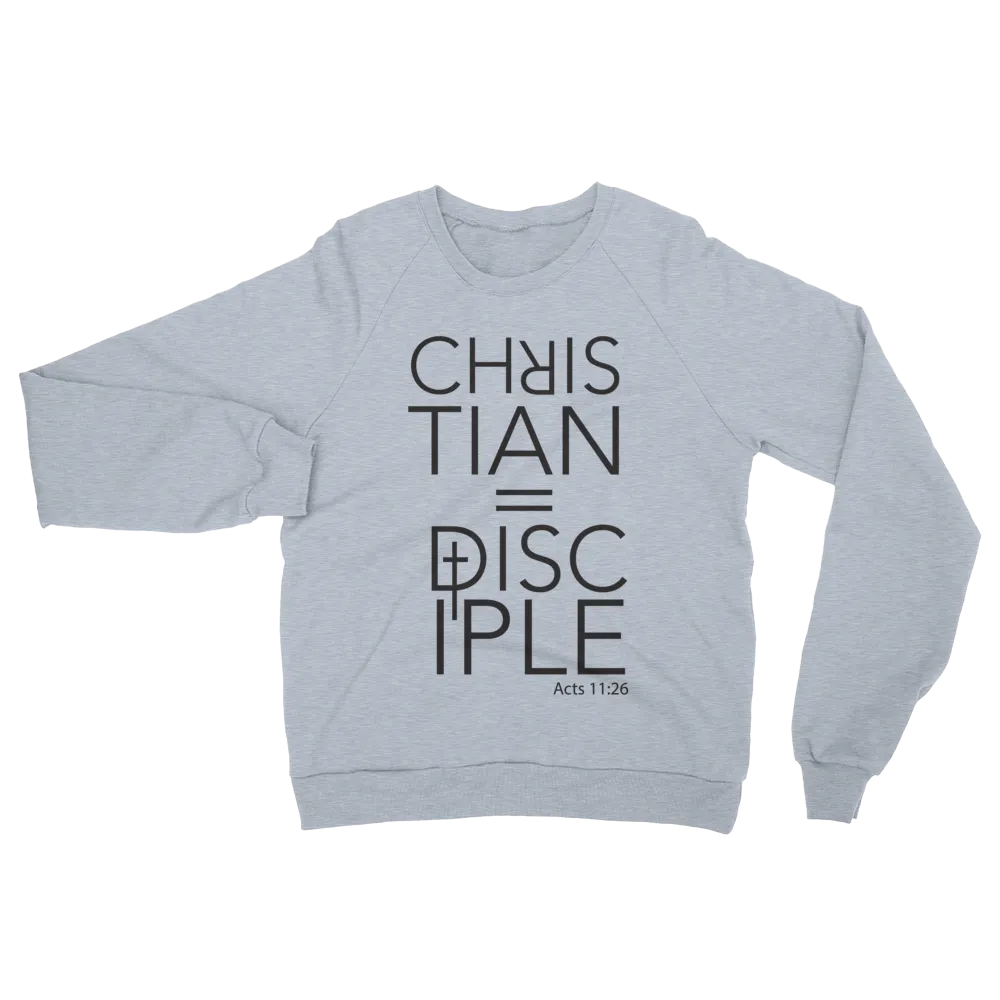 Christian = Disciple Gray Christian Fashion
