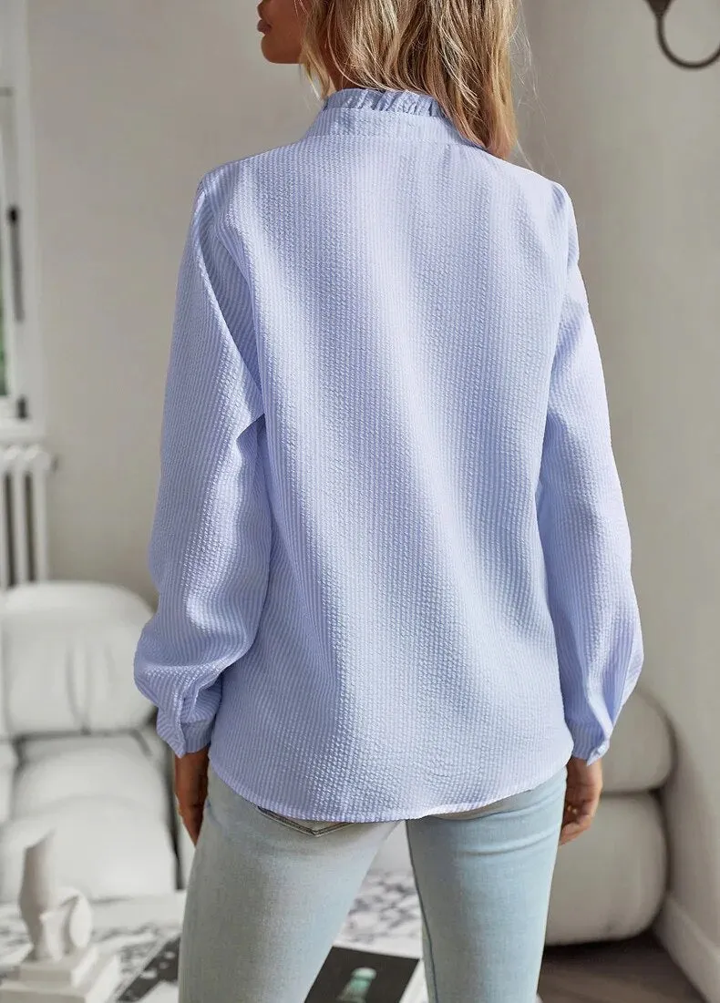 Claire | Stylish Ruffle Detail Blouse