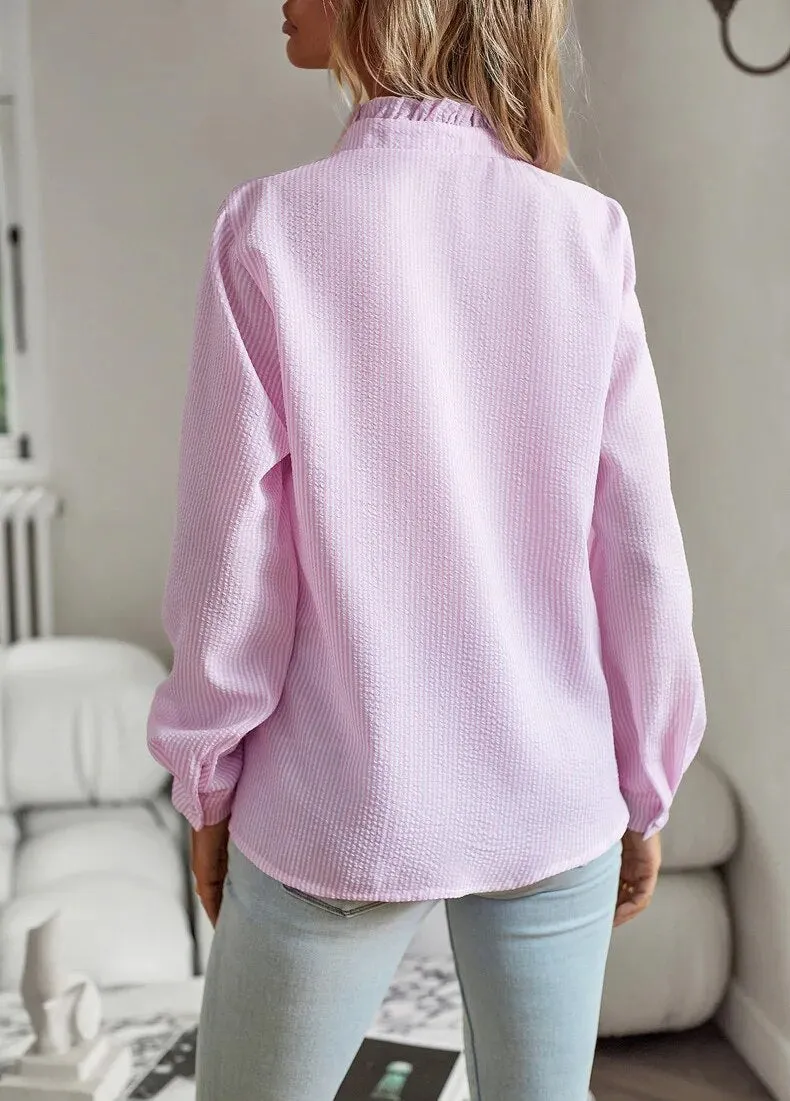 Claire | Stylish Ruffle Detail Blouse