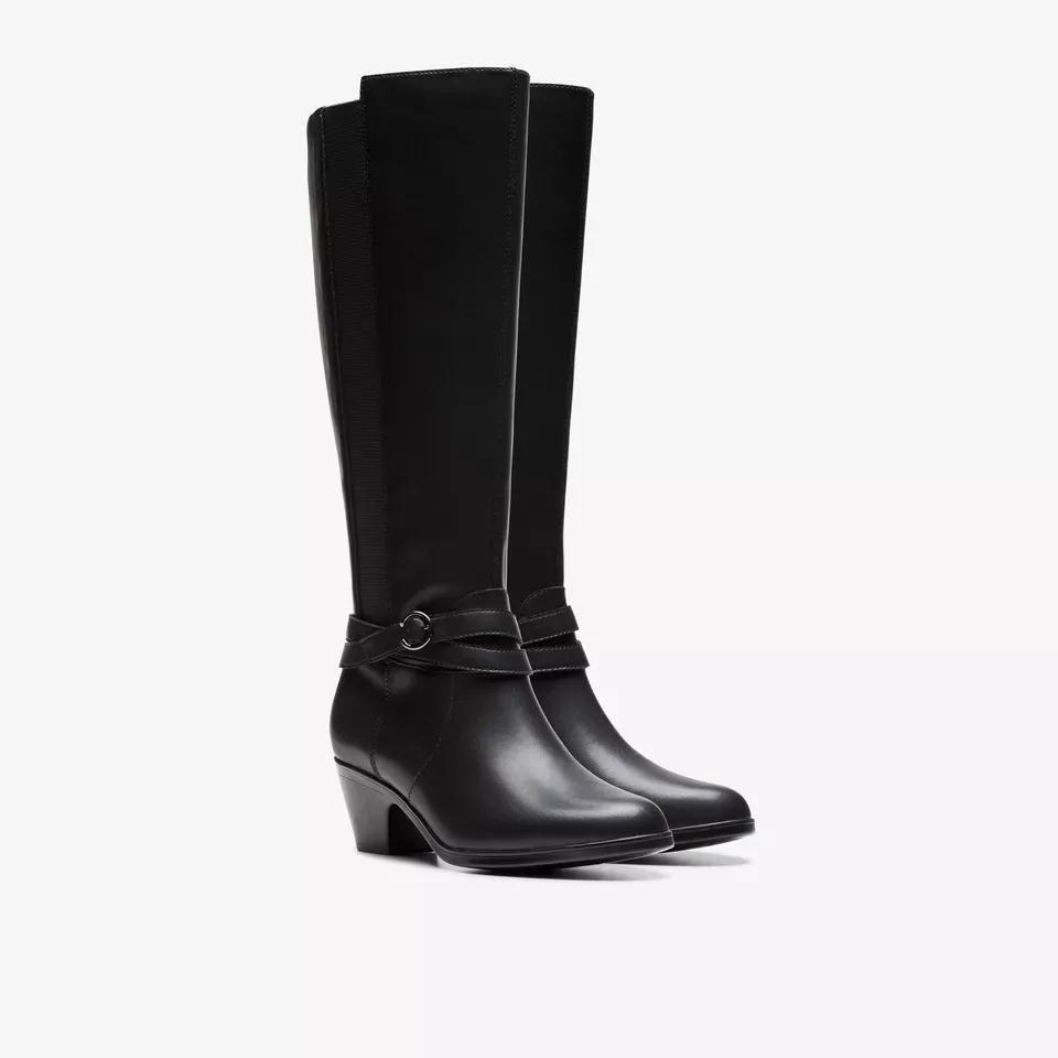 Clarks Women's Emily2 Dream Black Leather