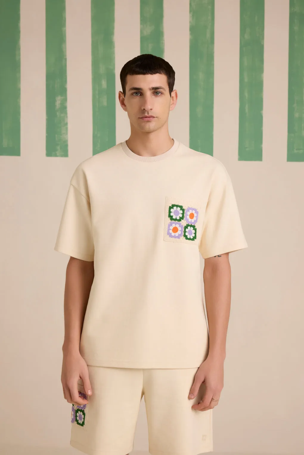 Coastal Crochet T-Shirt