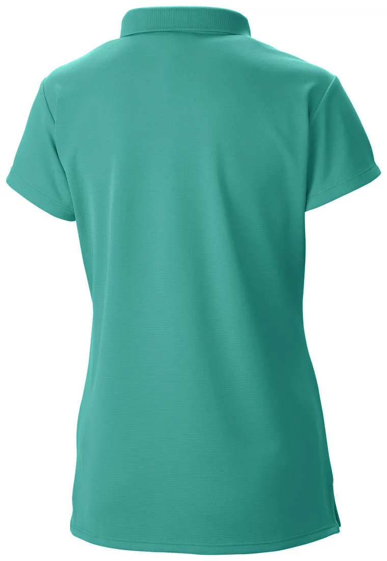 Columbia Women Green Innisfree SS Polo T-Shirt