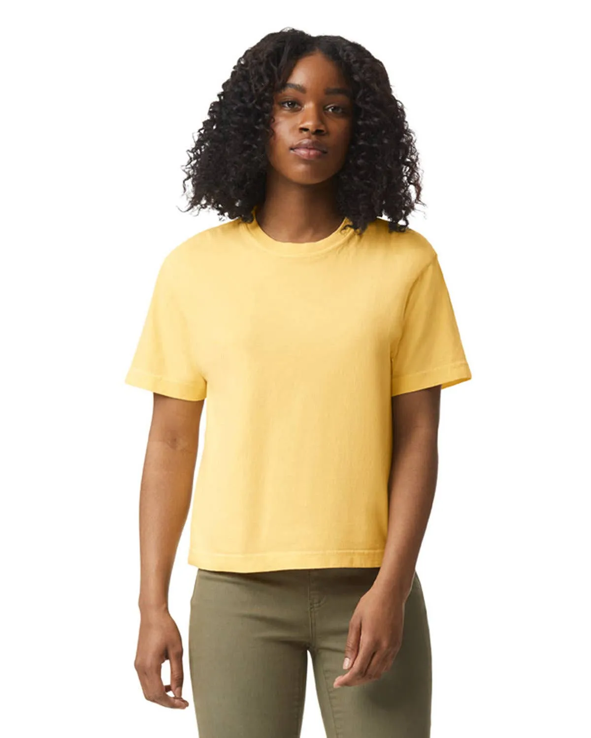 Comfort Colors Ladies' Heavyweight Cropped T-Shirt | 3023CL