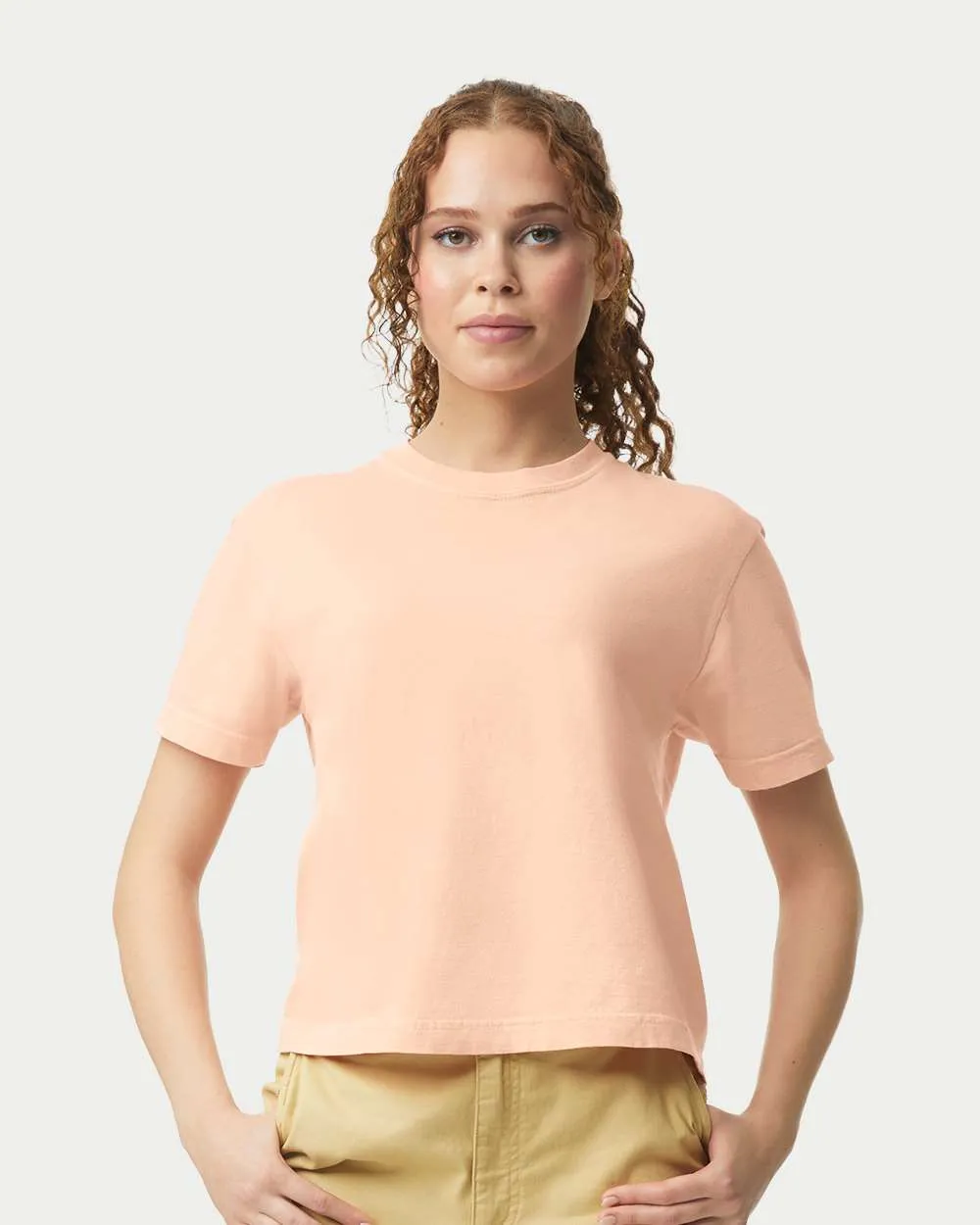 Comfort Colors Ladies' Heavyweight Cropped T-Shirt | 3023CL