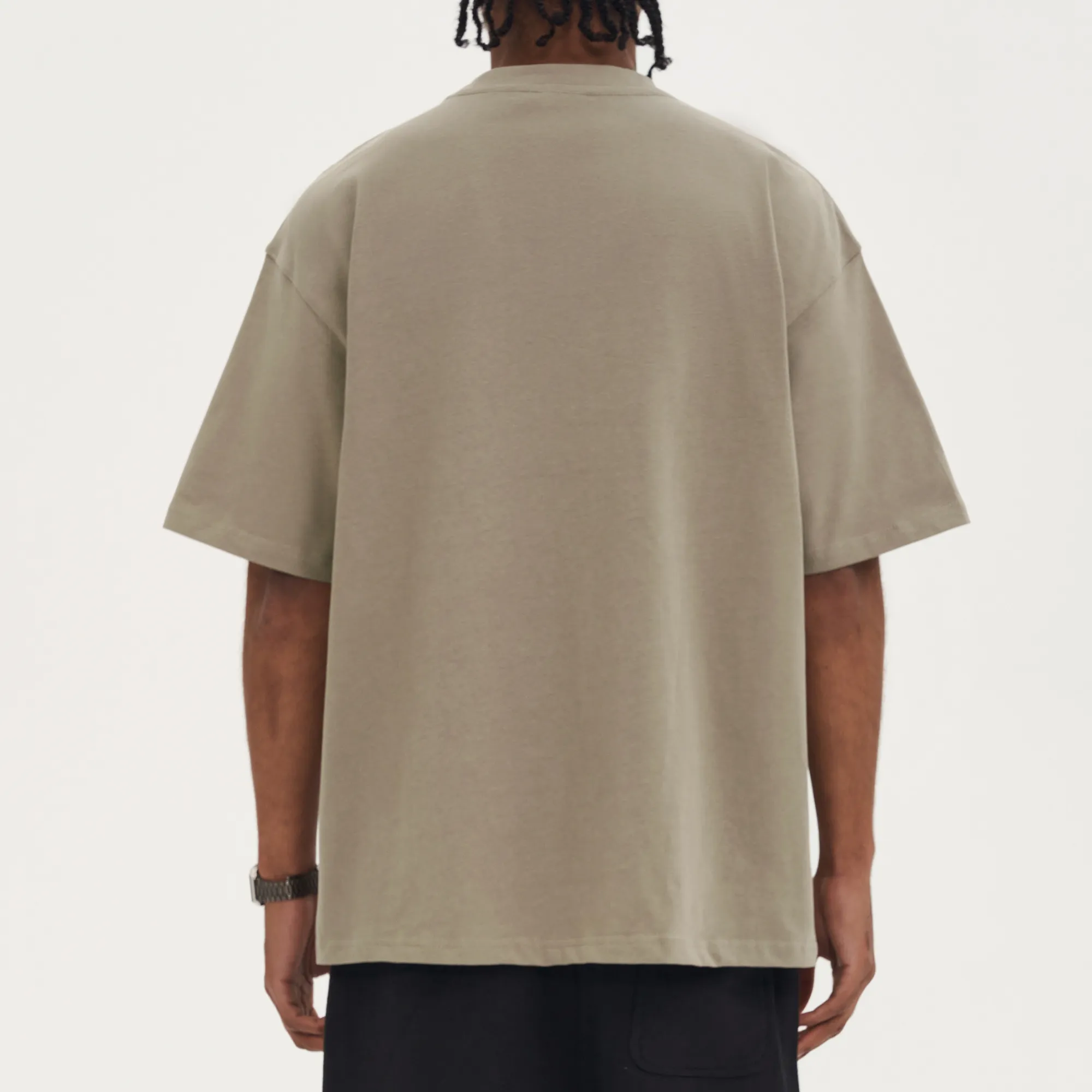 Conscious Architect x Boxy Drop Shoulder T-Shirt x Beige