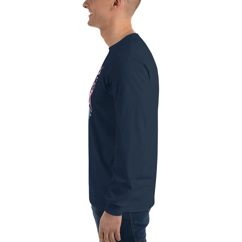 Cool Fragmented Meeple Longsleeve T-Shirt
