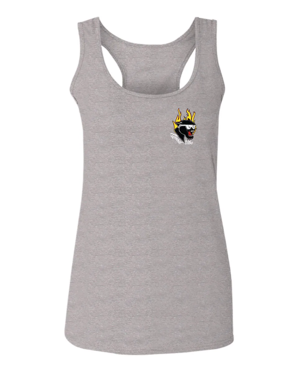 Cool Graphic Cartoon Puma 90'S Classic Good Vibe  women's Tank Top sleeveless Racerback