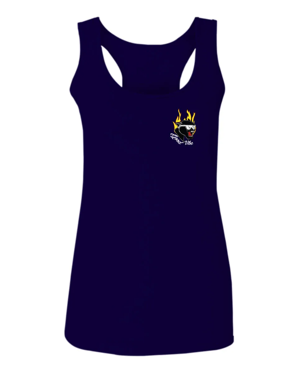 Cool Graphic Cartoon Puma 90'S Classic Good Vibe  women's Tank Top sleeveless Racerback