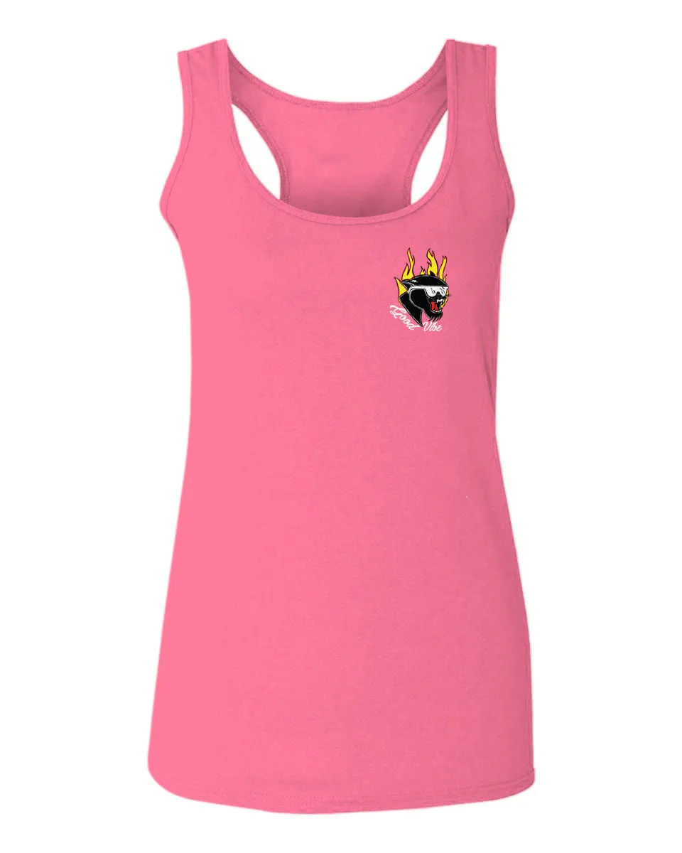 Cool Graphic Cartoon Puma 90'S Classic Good Vibe  women's Tank Top sleeveless Racerback