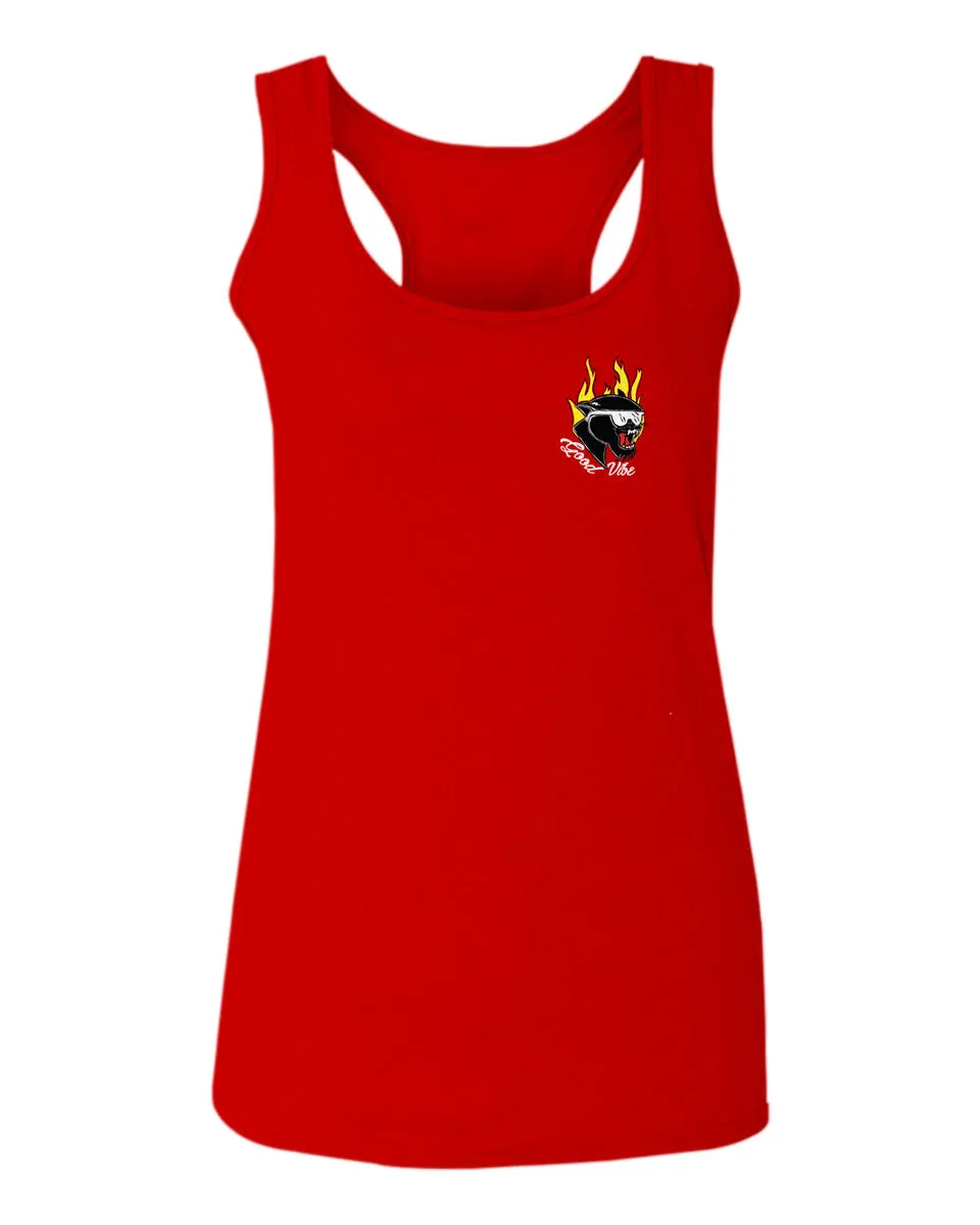 Cool Graphic Cartoon Puma 90'S Classic Good Vibe  women's Tank Top sleeveless Racerback